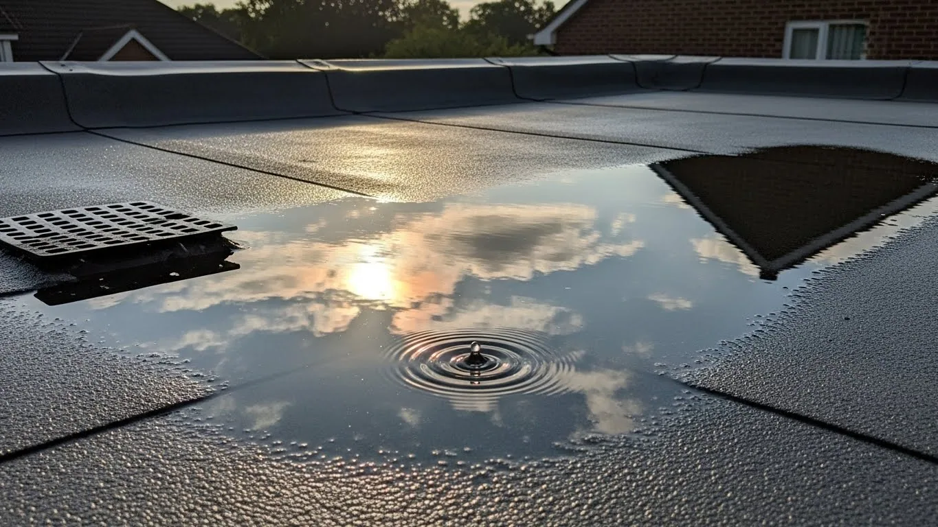 Ponding Water Roof Repair in Roswell, GA