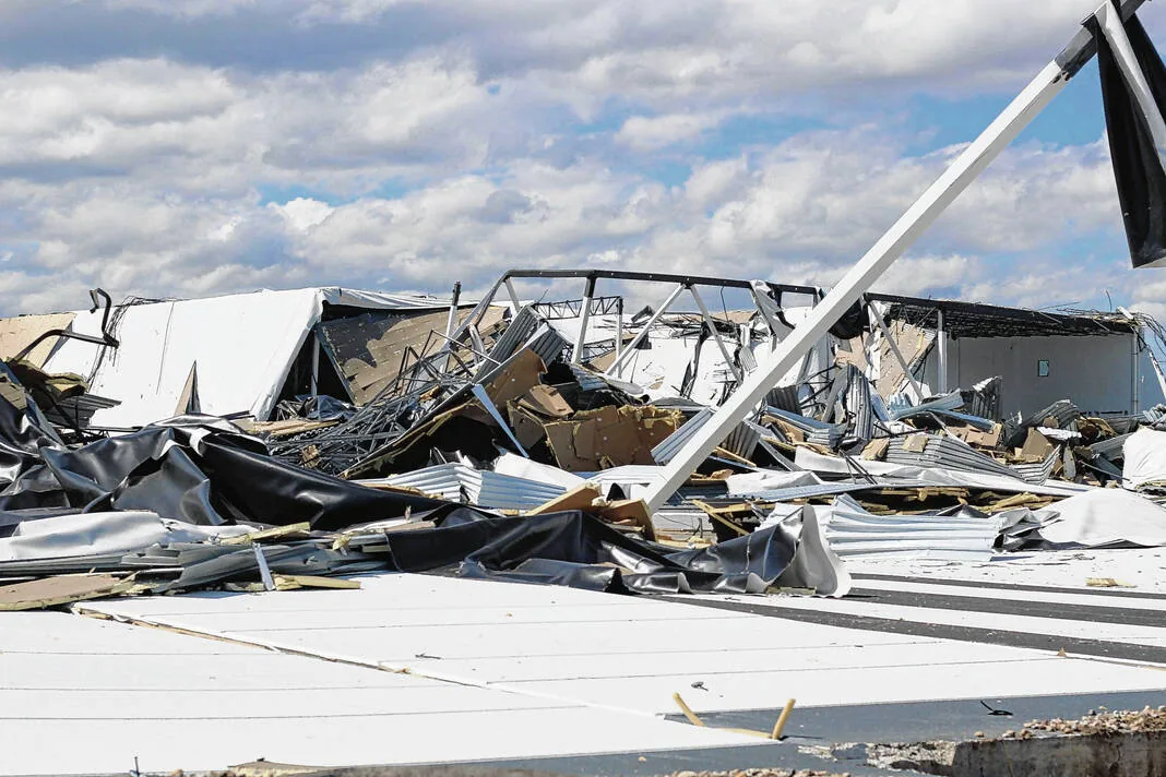 Commercial Tornado Roof Damage Repair in Roswell, GA Commercial Tornado Roof Damage Repair in Roswell, GA