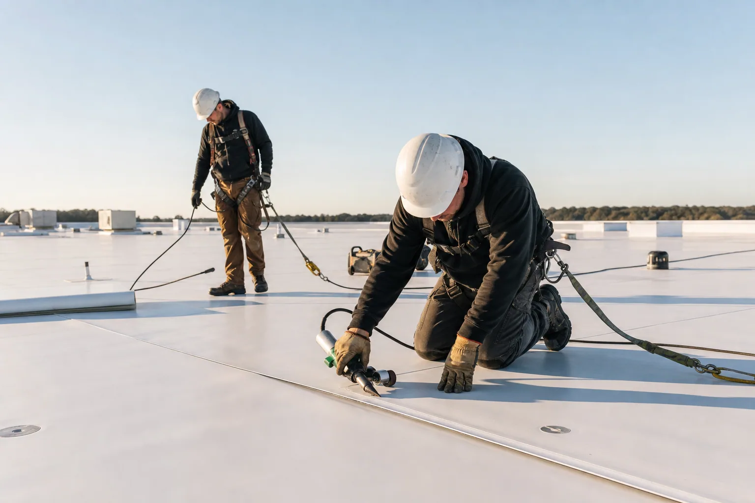 PVC Commercial Roofing in Roswell, GA