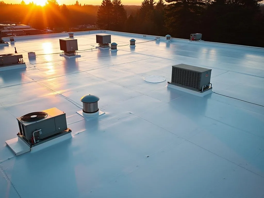 Spray Polyurethane Foam Commercial Roofing in Roswell, GA