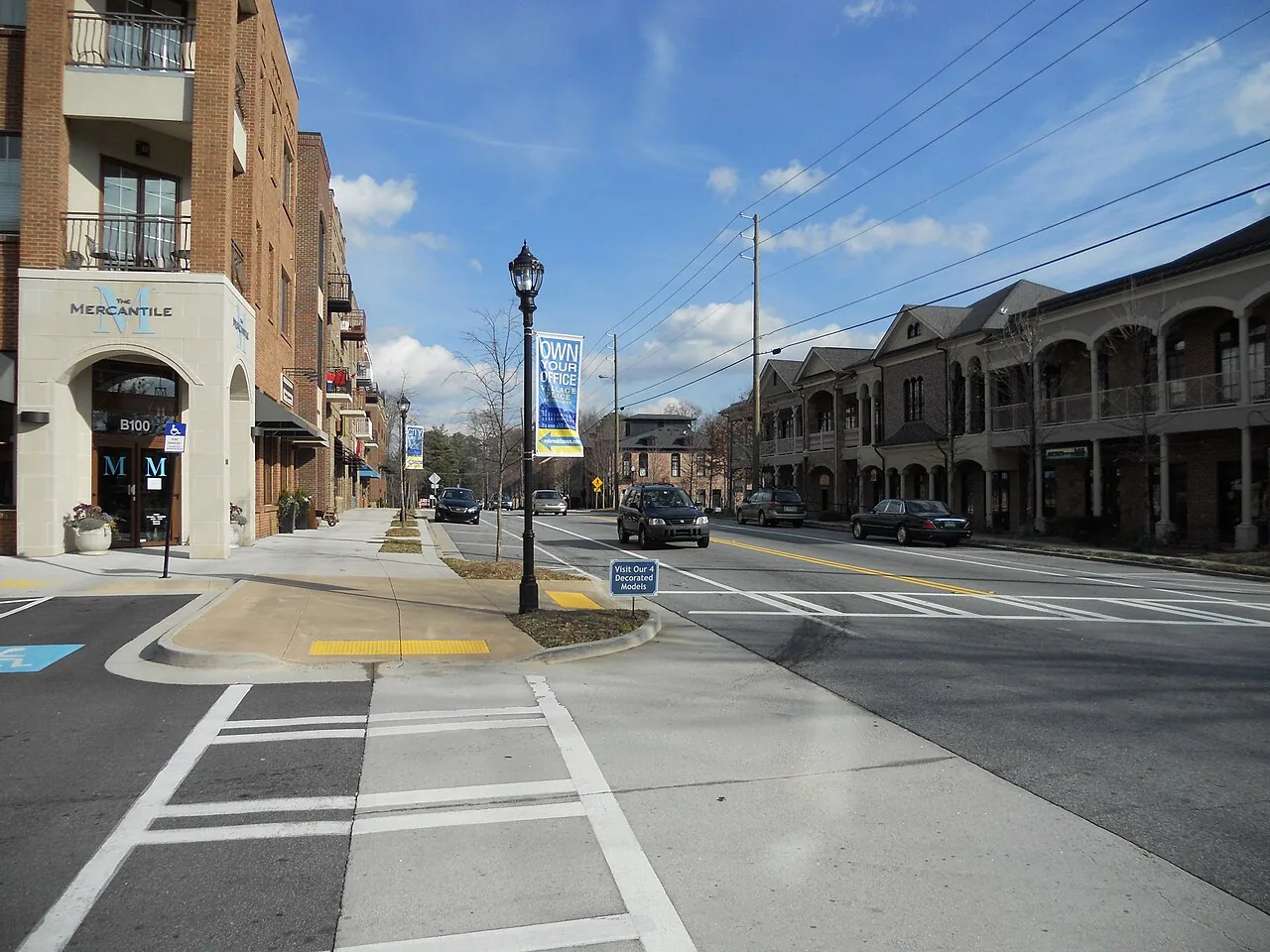 Historic Roswell District in Roswell, GA