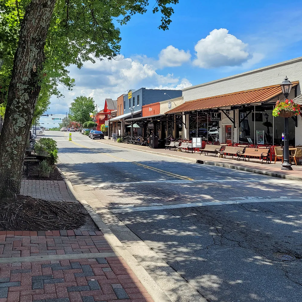Commercial Roofing in Historic Roswell District, Roswell, GA