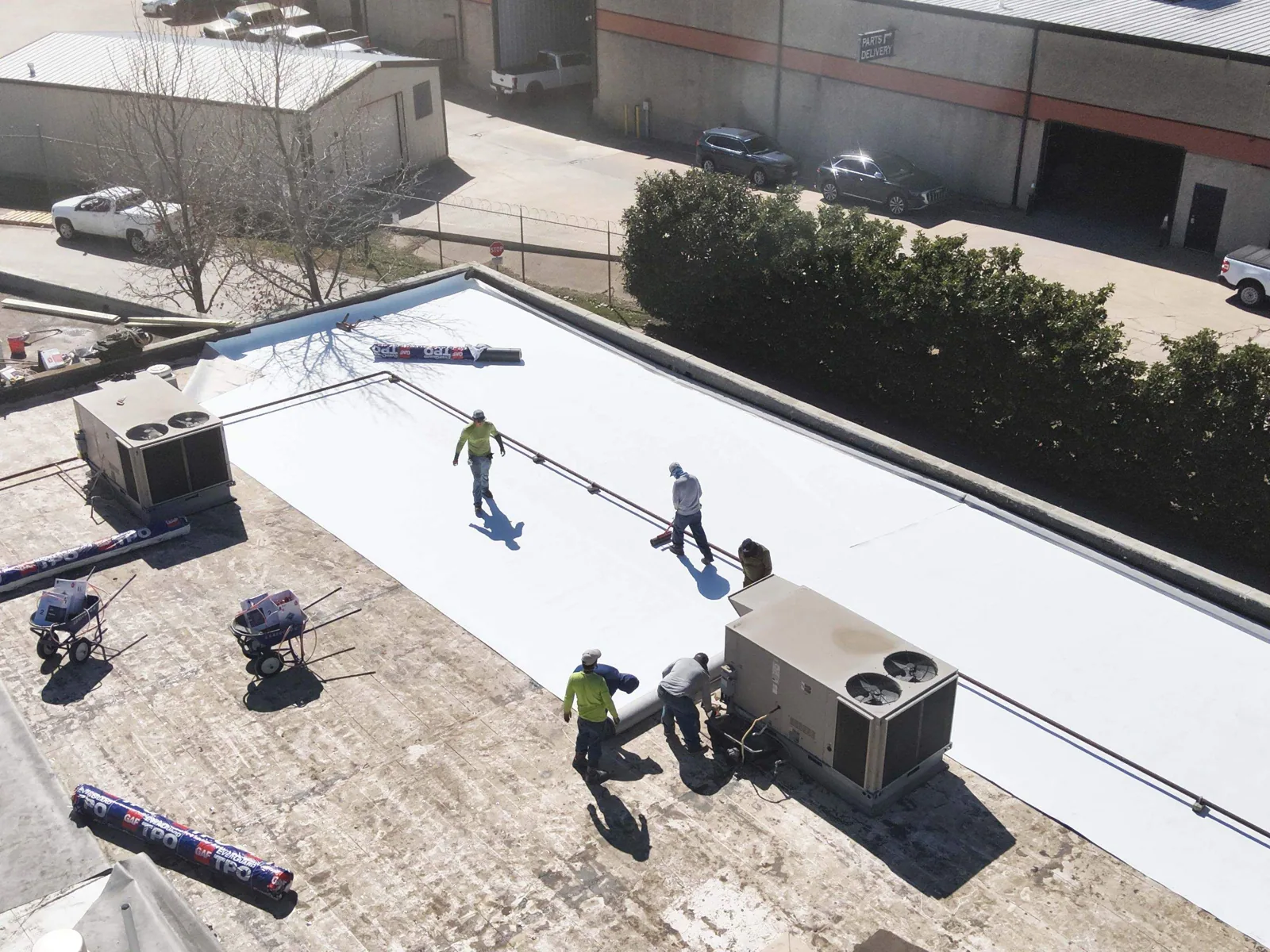 Commercial Roof Recover in Roswell, GA
